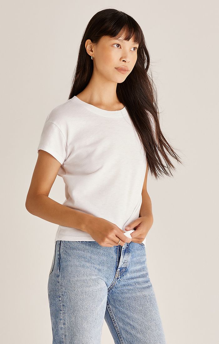 Modern Slub Tee - White