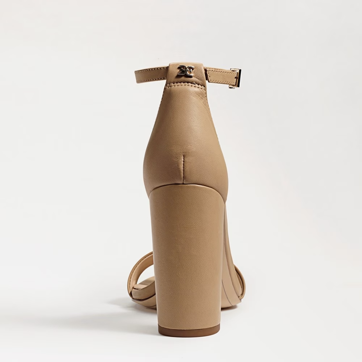 Yaro Block Heel Sandal- Soft Beige